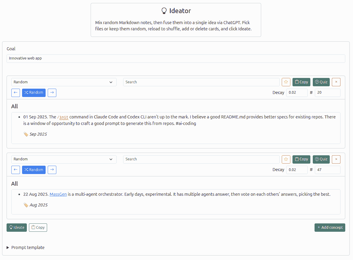 Ai Ideator Screenshot